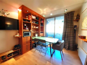 Studio 4 pers. avec balcon à Piau-Engaly, 3ème étage, ascenseur, casier à ski - FR-1-457-331